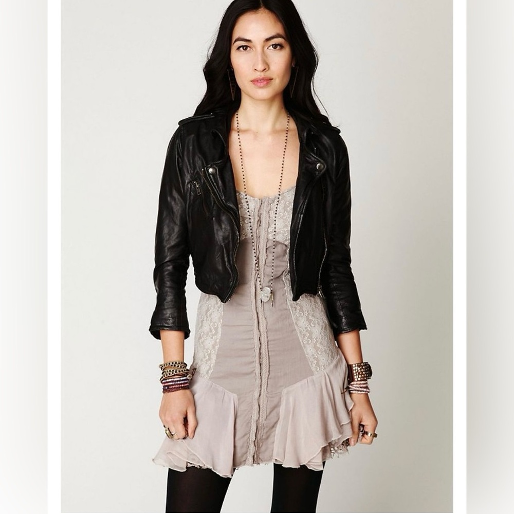 Fp One Free People Lacey Corset Mini Dress